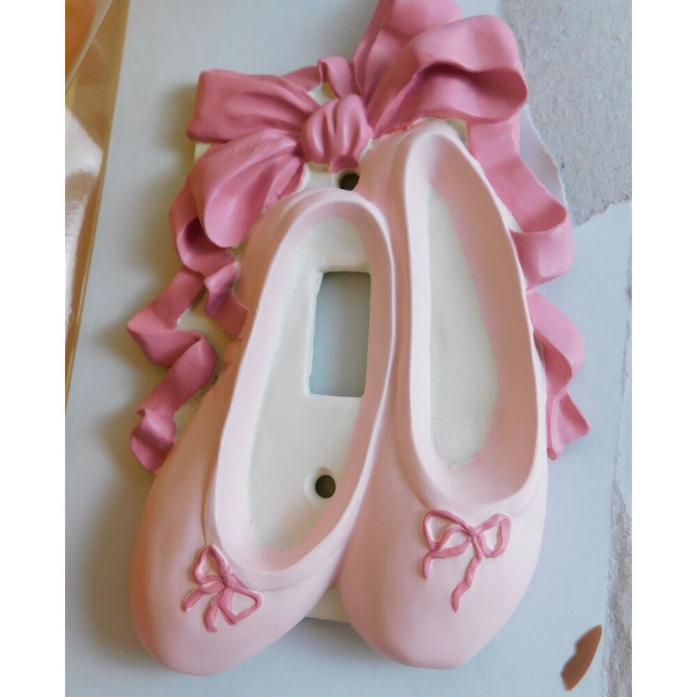 Vicki Lane Ballerina Light Switch Cover Plate 3D Vintage Hand Painted NEW Resin?